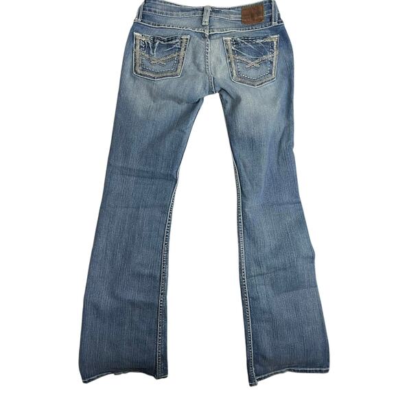 BKE Stella Women’s Jeans Size 25 x 31 Bootcut Distressed Blue Denim Medium Wash - Picture 4 of 12